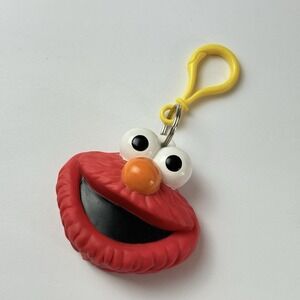 Vtg 1997 JHP Applause Red Elmo Keychain Change Purse Vinyl Sesame‎ Street T76